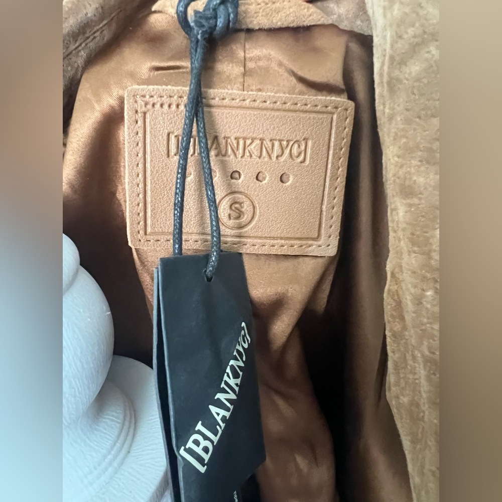 NWT BLANK NYC SUEDE FRINGE JACKET 💕💕 - Picture 8 of 8